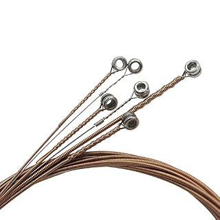 Btuty Cordes de Guitare folk Acoustique en Acier Inoxydable alliage de cuivre noyau de cuivre, 6pcs / pack (.010-.047) – Image 5
