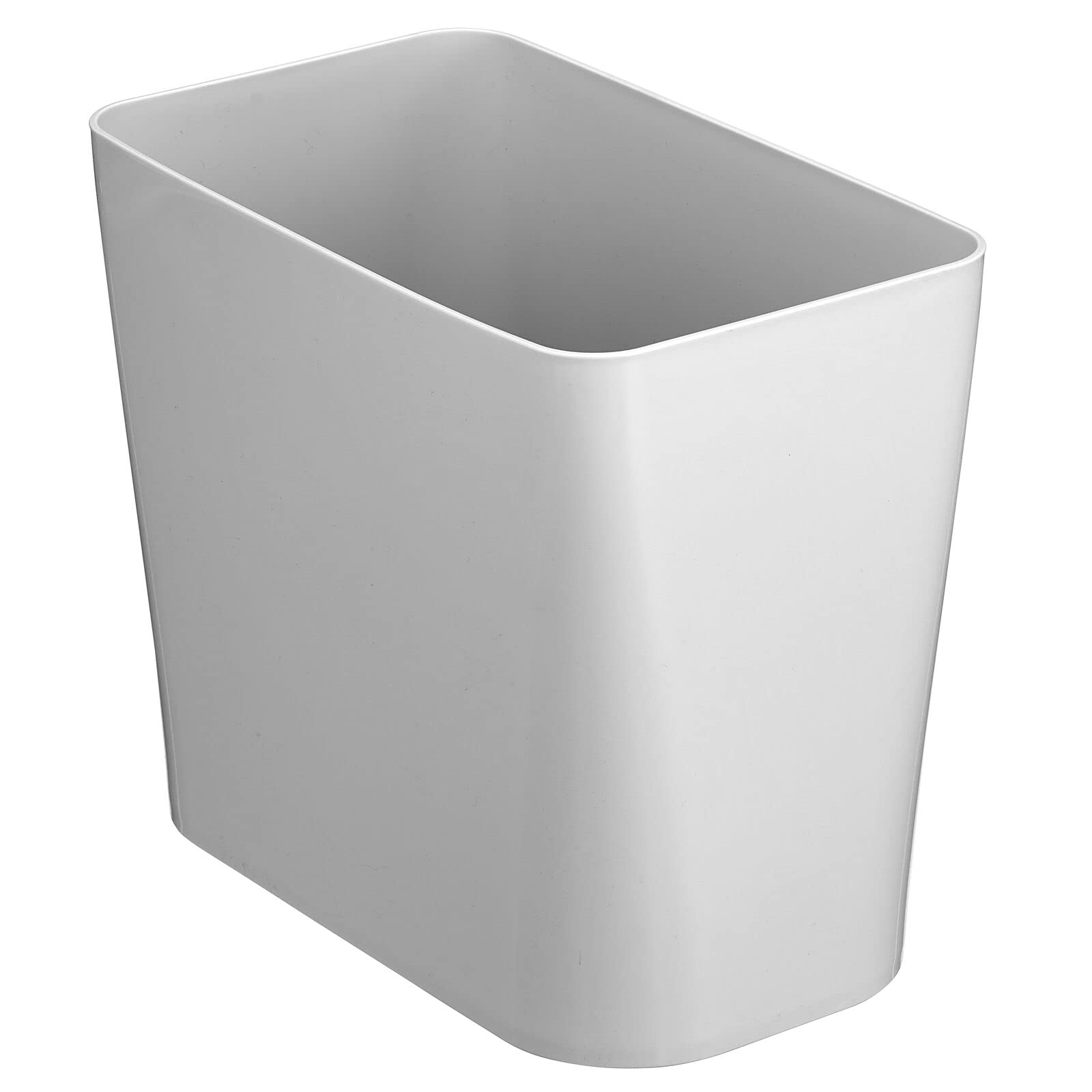 mDesign Small Plastic Wastebasket, Trashcan Container Waste Bin for