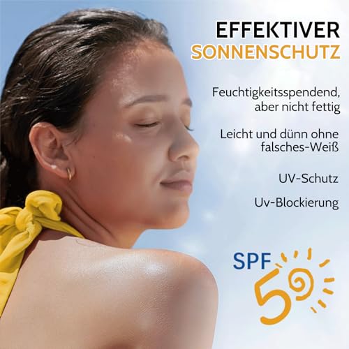 Mineral Sunscreen Stick, Blumenduft Sonnencreme Stick Gesicht 50, Feuchtigkeitsspendend Sun Stick, Nicht Fettend Sonnenschutz Gesicht Spf50, Praktisch Sunscreen Korean – Bild 3