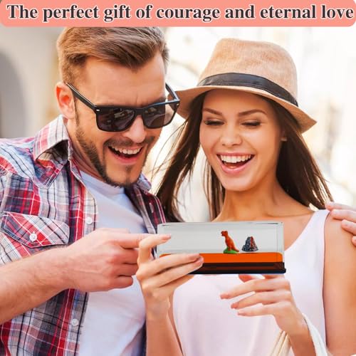 Dinosaur Fluid Drift Flasche Fluid Drift Bottle Acryl Kleine Dinosaurier Figuren Unsinkbares Spielzeug Mini Dinos Decoration Kreuzfahrtschiff Fluid Drift Bottle,für Büro Desktop,Vitrinen Und Geschenke