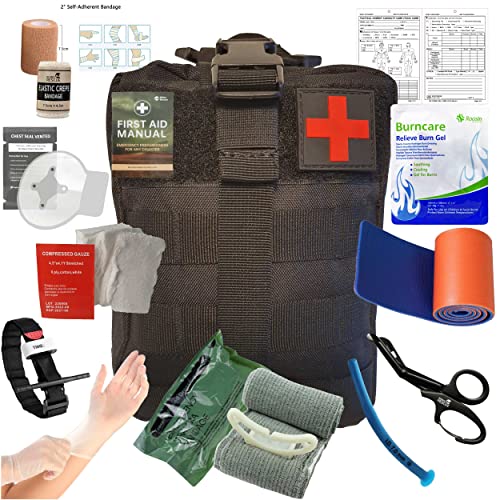 Troja Tactical IFAK Erste Hilfe Trauma Set in Hüfttasche kompakte...