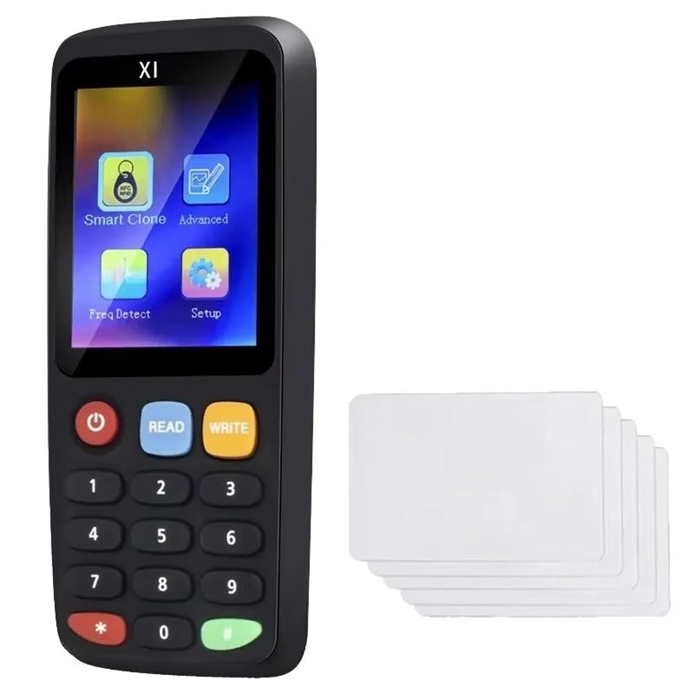 X7 RFID Smart Chip NFC Décodeur Duplicateur Lecteur Écrivain + 5XUID Carte Étiquette Copieur 125KHz 13.56MHz Badge Token Clone Carte