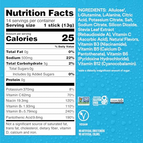 Image of Liquid I.V. Hydration Multiplier Sugar-Free - Ring Pop Cherry | Electrolyte Powder Drink Mix | 1 Pack (14 Servings)