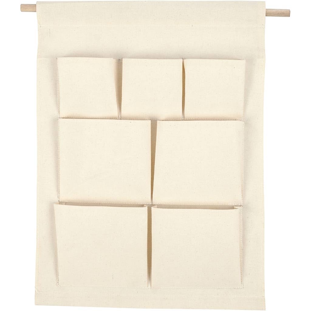 Creativ Hanging Organiser, Light Natural, 46cm x 34cm - Neatly Store Your Essentials