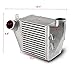 G-PLUS Bolt-On Aluminum Side Mount Intercooler Compatible With 2002-2005 VW Compatible With JETTA GOLF GTI MK4 1.8T Turbo Kit