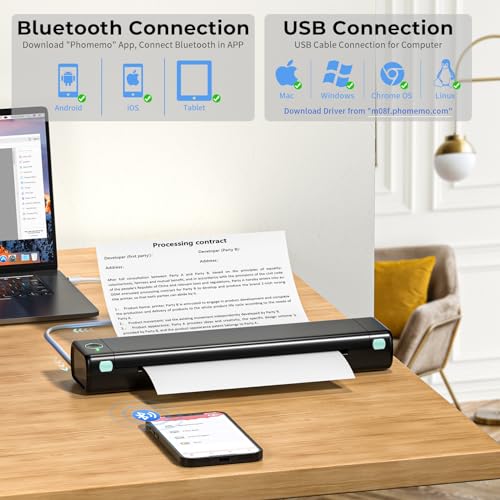 Phomemo M08F-LETTER Portable Printer Wireless thumb #2