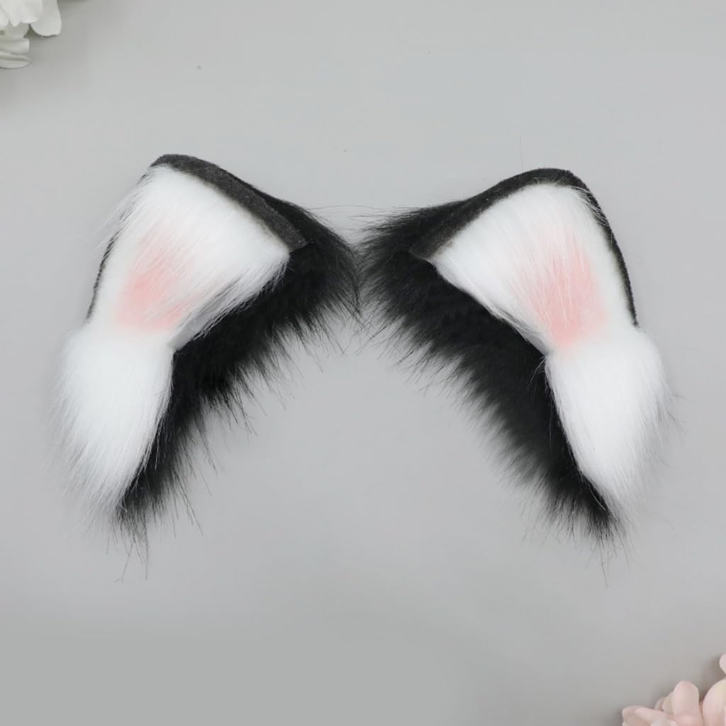 Cerchietto con orecchie staccabili, accessorio per capelli in peluche, accessorio per feste e appassionati di costumi di Halloween e cosplay