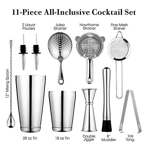 Kit de 11 piezas para coctelería y bartender miniatura 2