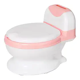 Penico Privadinha Troninho Infantil OHANA BABY Simulador de Privada - Desfralde Inteligente, Assento Anatômico, Suporta Até 50kg - Rosa