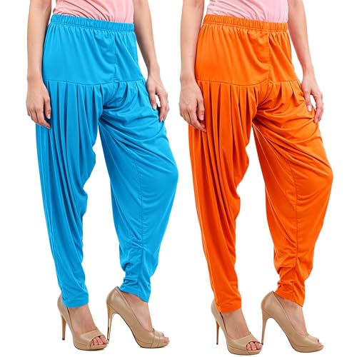 Image of Buy That Trendz Patiala Salwar for Women Relaxed Fit Viscose Patiyala Salwar Harem Bottom Pants