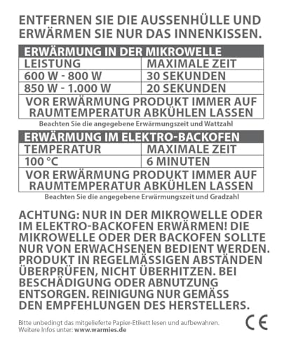 Warmies® Wärmekissen/Stofftier 'Minis Schnabeltier' herausnehmbare Hirse Lavendelfüllung 20cm 280g (exklusives Warmies-Design für Greenlife Value)