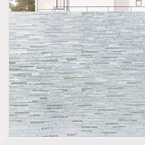 Película de ventana blanca mate esmerilada 17.5x78.7 pulgadas miniatura 2