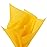 PMLAND 100 Sheets Deep Yellow Tissue Wrapping Paper Bulk 20 x 15 Inches for Gift Favor Bags Boxes Flowers Packaging Crafts DIY Art Projects and Party Decorations