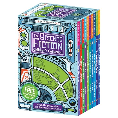 Sci-Fi Classics Children's Collection - 10 Book Box Set Abridged for Ages 7+ (The Science Fiction Children's Classics Collection)
