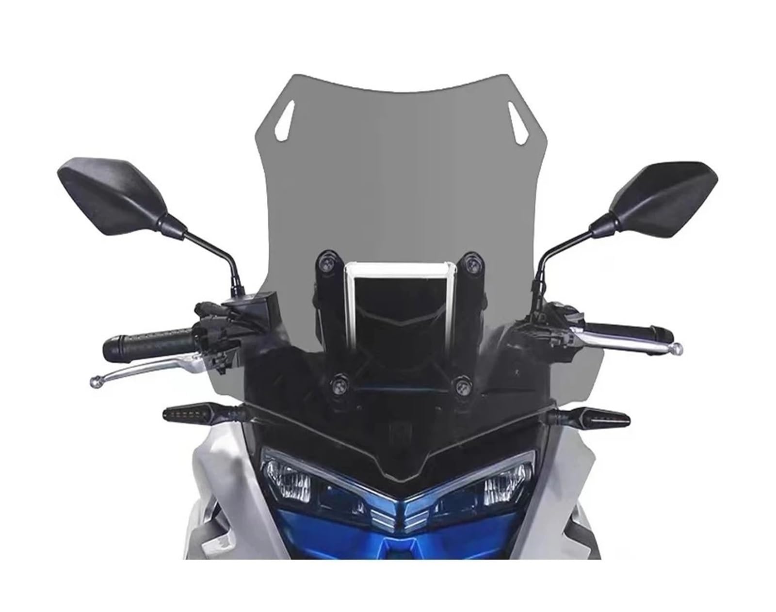 Cupolino Per VOGE Per Valico DS 525X Parabrezza 525 Per DSX Kit Moto Sport Altezza E Larghezza Parabrezza, PMMA Antiurto, Trasparente, D