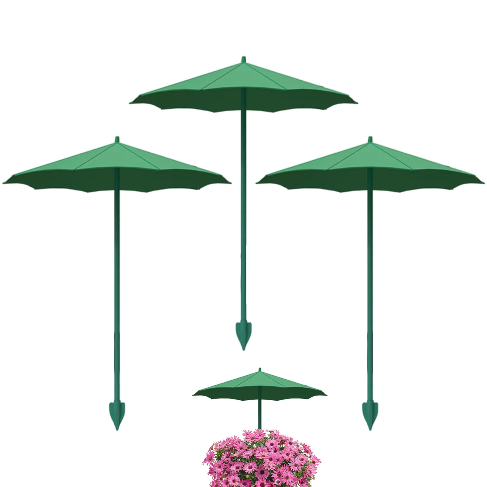 Plant Shade Umbrella 3 Pieces Seedlings UV Protection Supplies