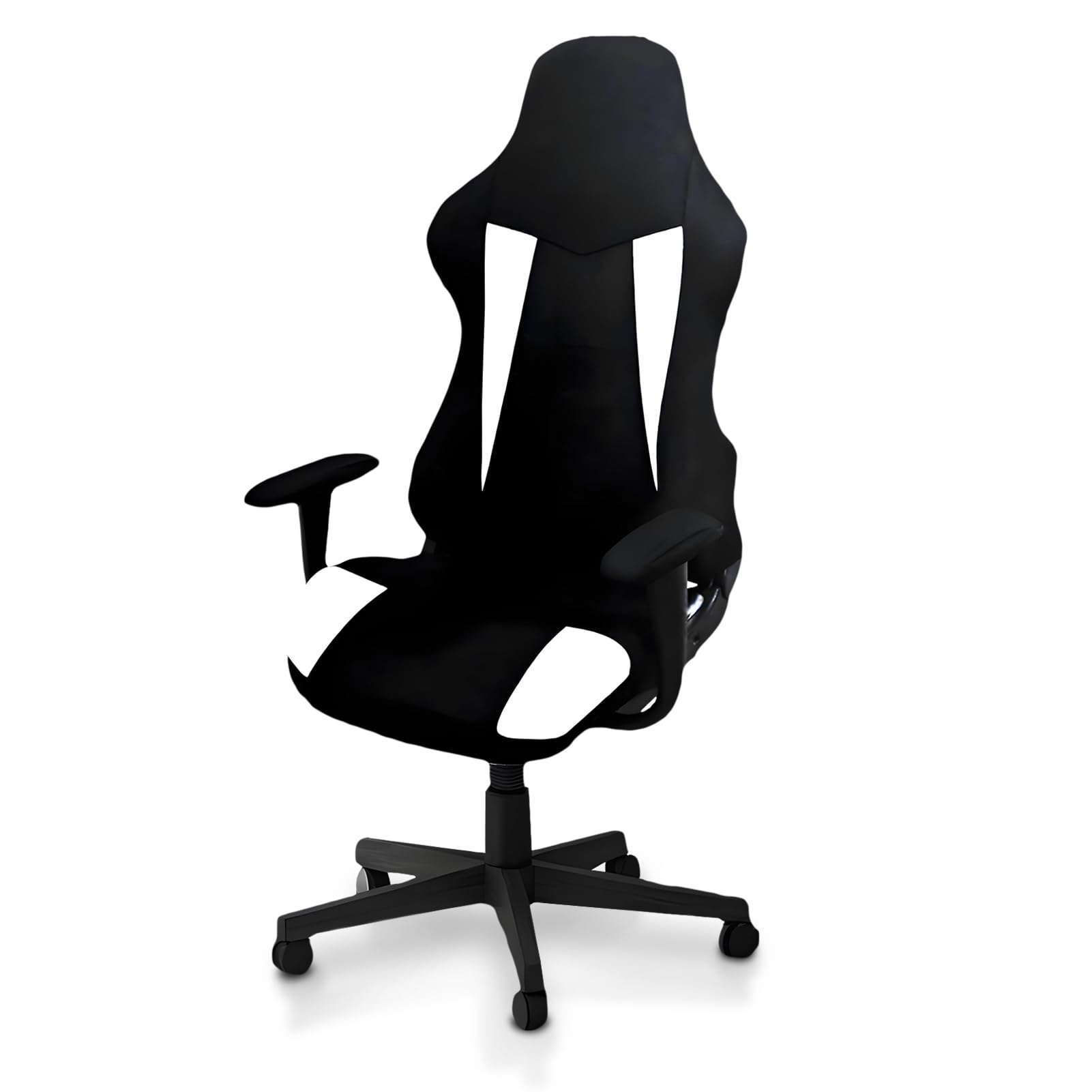 WYLEBER Gaming Chair Covers Only,Stretchable Soft Thick Breathable Mesh Scratch Resistant Gaming Chair Seat Cover with 2Pcs Armrest Slipcovers(