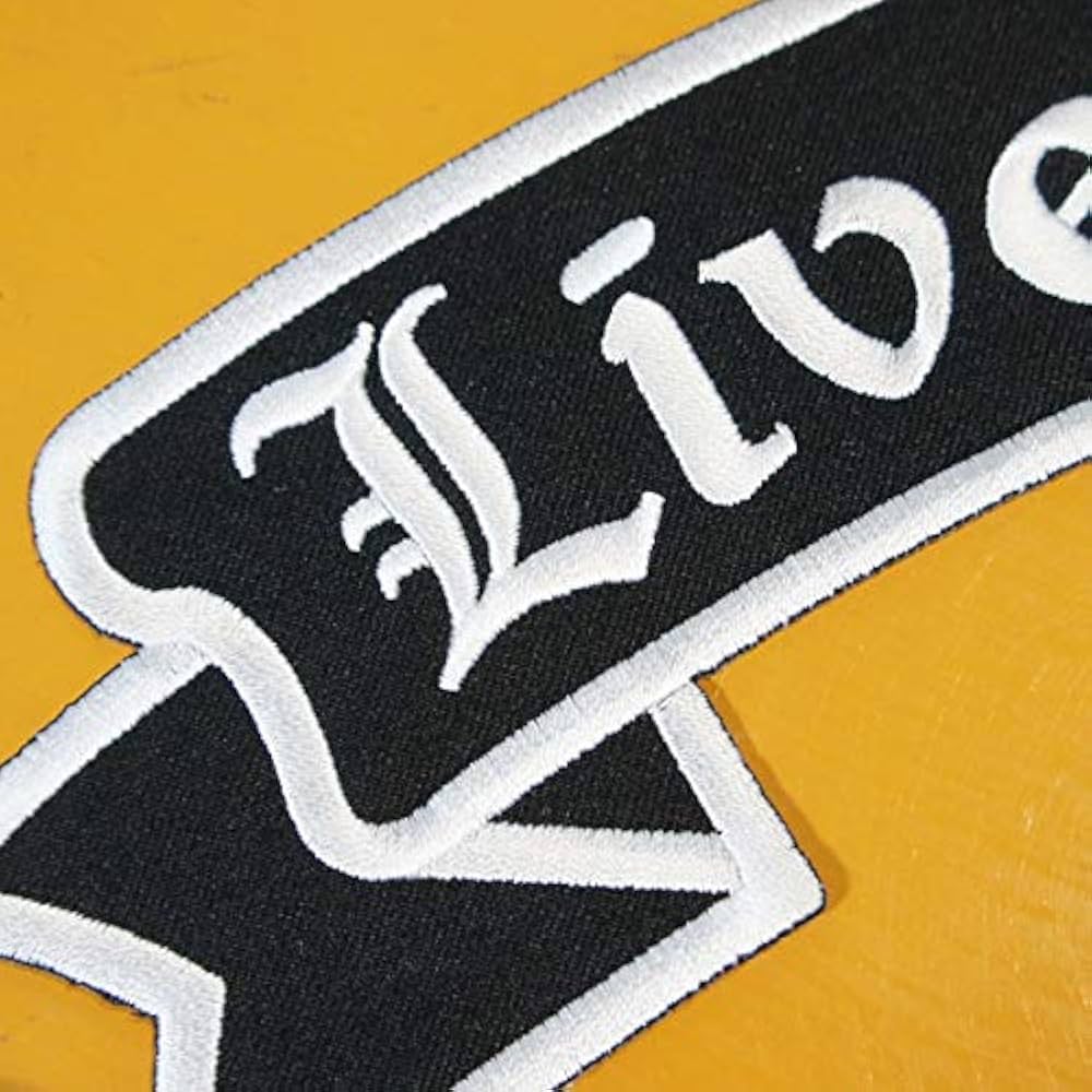 POWER　刺繍パッチ 楽天市場】【刺繍パッチ】Live Free Skull Biker バイカー