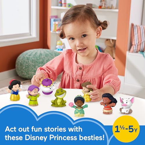 image for Fisher-Price Little People Toddler Toys Disney Princess Story Duos 8-P