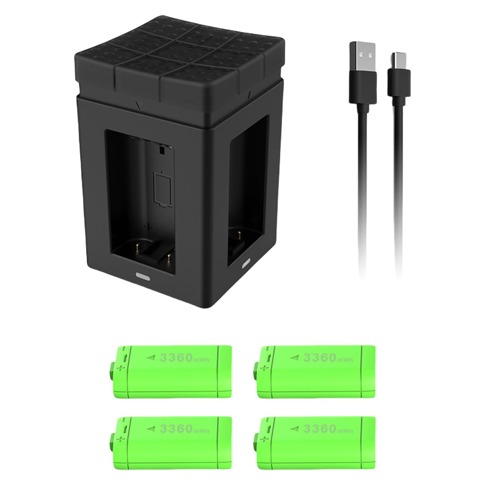 Stazione di ricarica per il dock della stazione di alimentazione della batteria ricaricabile del controller del gioco del gioco