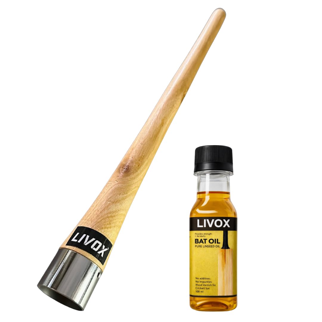 Bat Grip Cone + Linseed Bat Oil 100ml Combo | Cricket Bat Grip Fitting Tool & Bat Care Oil-image-39