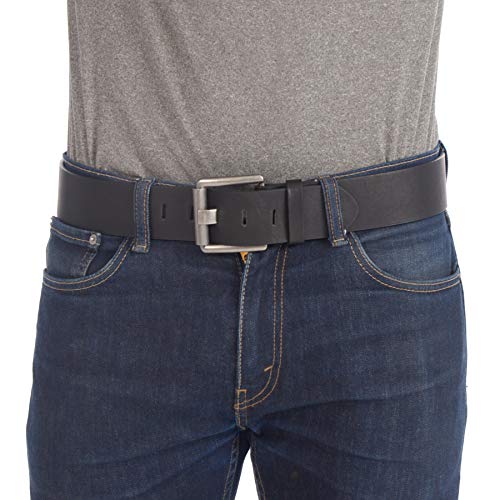 Gary Majdell Sport Men's 2" Genuine Leather Single Loop Dress Belt with Single Prong Metal and Embossed Buckles4