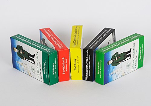 Crottendorfer Räucherkerzen 5er Pack 5 x 24 Stück, Weihrauch, Tannenduft, Sandelholz, Waldhonig, Waldmoos Cover