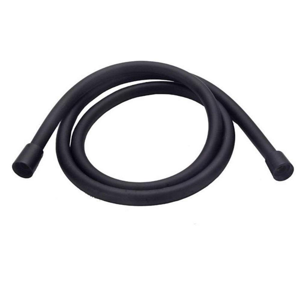 Austausch des Duschschlauchs, 1,5 m Duschschlauch, mattschwarz, PVC, Badezimmerrohr, Badezimmerrohre for Zuhause, Amp, einfacher DIY-Austausch