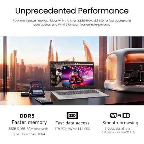 Image of 2026 HP OmniBook 5 16 Inch Laptop Touchscreen Computer, 16 inch IPS 2K Touch Screen Business Laptop AI PC, 15th Gen Intel Core Ultra 9 (16-Cores), 32GB DDR5 RAM 1TB SSD|Windows 11 Pro|Backlit Keyboard