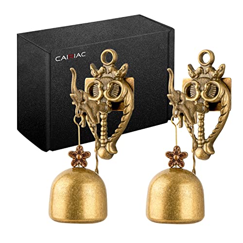 CAIRIAC Vintage Metal Doorbell Retro Classic Magnetic Wind Chimes Decoration