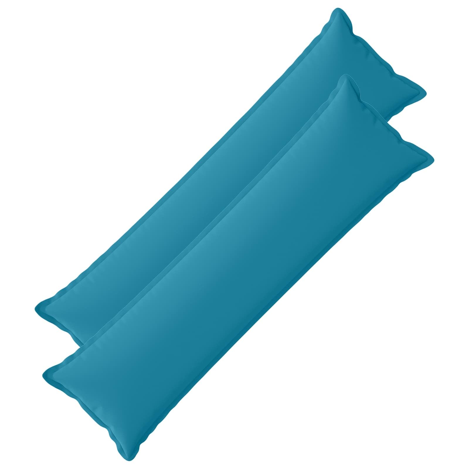 vidaXL Cushion Cover 2 pcs HOUTEN Light Blue 40 x 145 cm Polyester