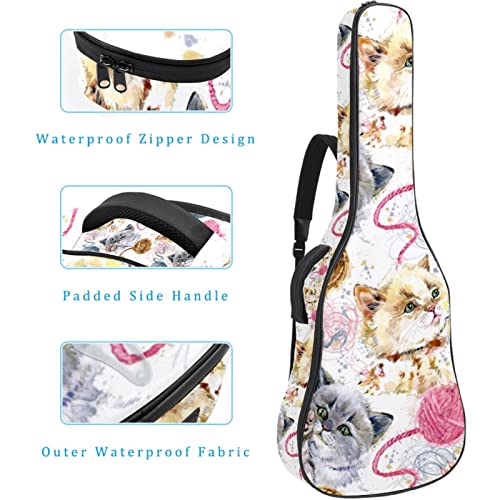 Hondank Housse de protection épaisse en éponge imperméable pour guitare acoustique, électrique, basse, guitare classique… - Les Beatles, Paul McCartney, John Lennon, RIngo Starr, George Harrison Hondank Housse de protection épaisse en éponge imperméable pour guitare acoustique, électrique, basse, guitare classique… – Image 5
