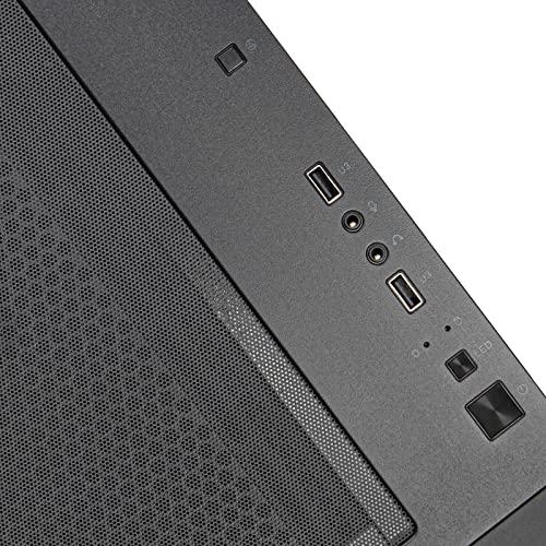 Image of SilverStone Technology FARA 312 High Airflow and High Capacity Micro-ATX Chassis, SST-FA312-BG