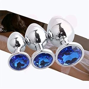 3 stks/set, sterk en glad metalen materiaal, roestvrijstalen massageplug, getextureerd metalen materiaal, verbetert…