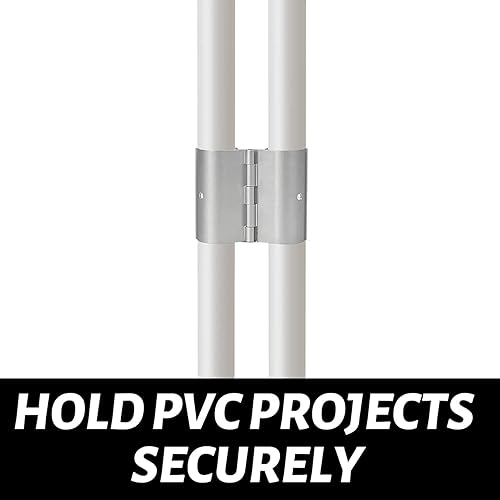 Miniatura 5 de 2 Pack Aluminum Snap-On Hinge for PVC Doors Vents or Gates