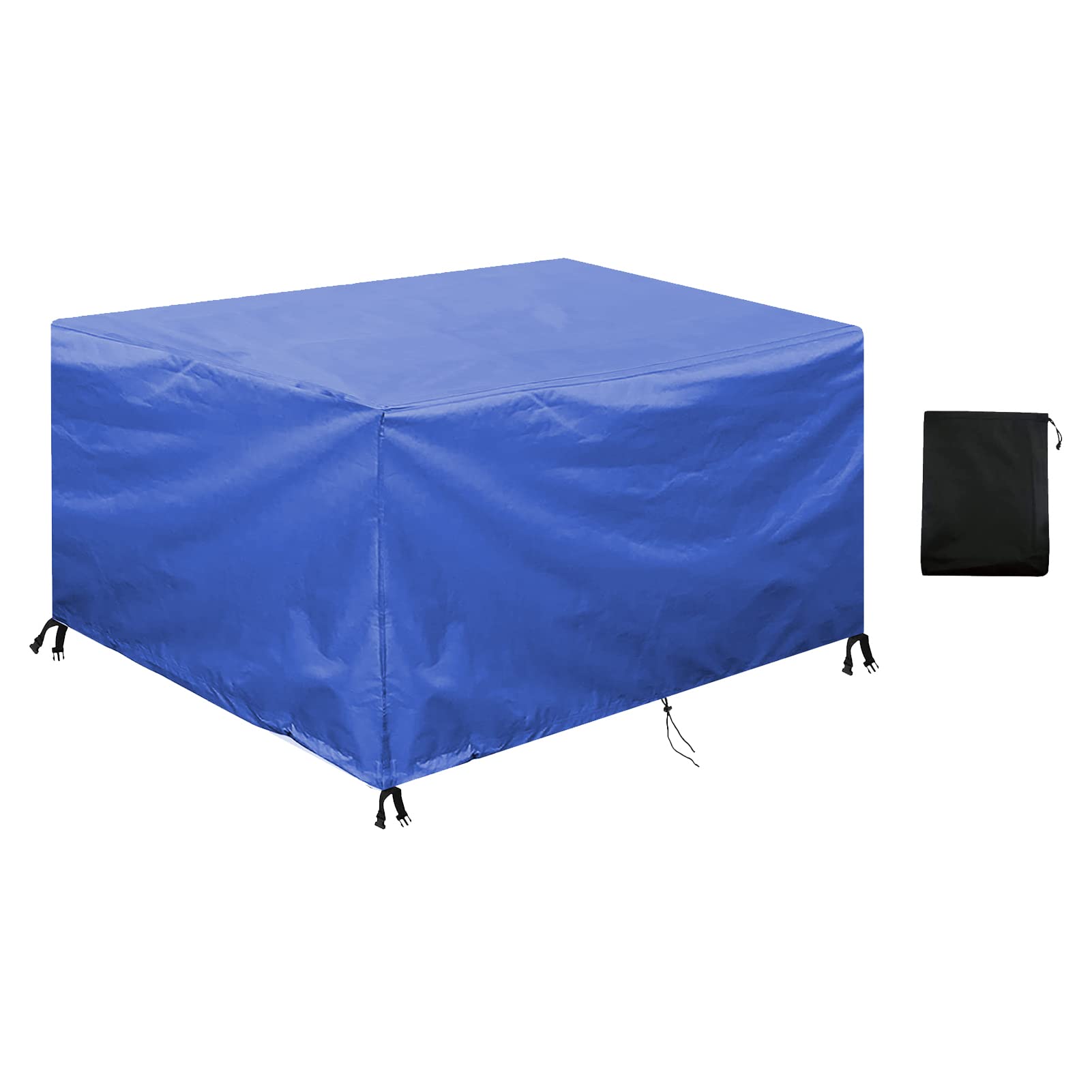 Bache Salon De Jardin Exterieur 600D 200x130x80cm/LxWxH Bache De Protection Table Et Chaise De Jardin Imperméable, Résistant, Anti-UV Salon De Jardin Exterieur 8/10 Personnes