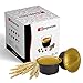 BIESPRESSO - 50 Capsule Solubili Compatibili con macchina da caffè CAFFITALY, Gusto ORZO