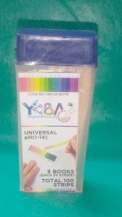 Labworld universal Ph paper 100 test strips for water testing acid and bases laboratory multipurpose leaves for ph value of urine,beauty products,soap,pathology lab