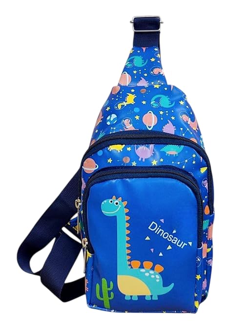 Image of Kizzi Print Colourful Cross body Bags for Boys and Girls Kids School, Picnic, Return Gifts