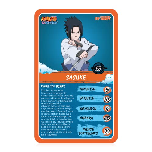 Winning Moves Top Trumps Naruto Shippuden Jeu de Cartes De 2 à 6 Joueurs À Partir de Version Française - vue 7