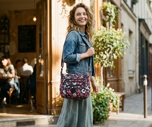 Image of Pealwel Women Shoulder Handbag Roomy Multiple Pockets Bag Ladies Crossbody Purse Tote Top Handle Satchel