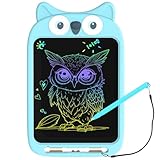 CHAFEGY 10 Inch LCD Writing Tablet, Erasable Doodle Board Toy, Cute Owl Drawing Pad for Kids Ages 2-6 - Educational Christmas Birthday Gift (Owl)