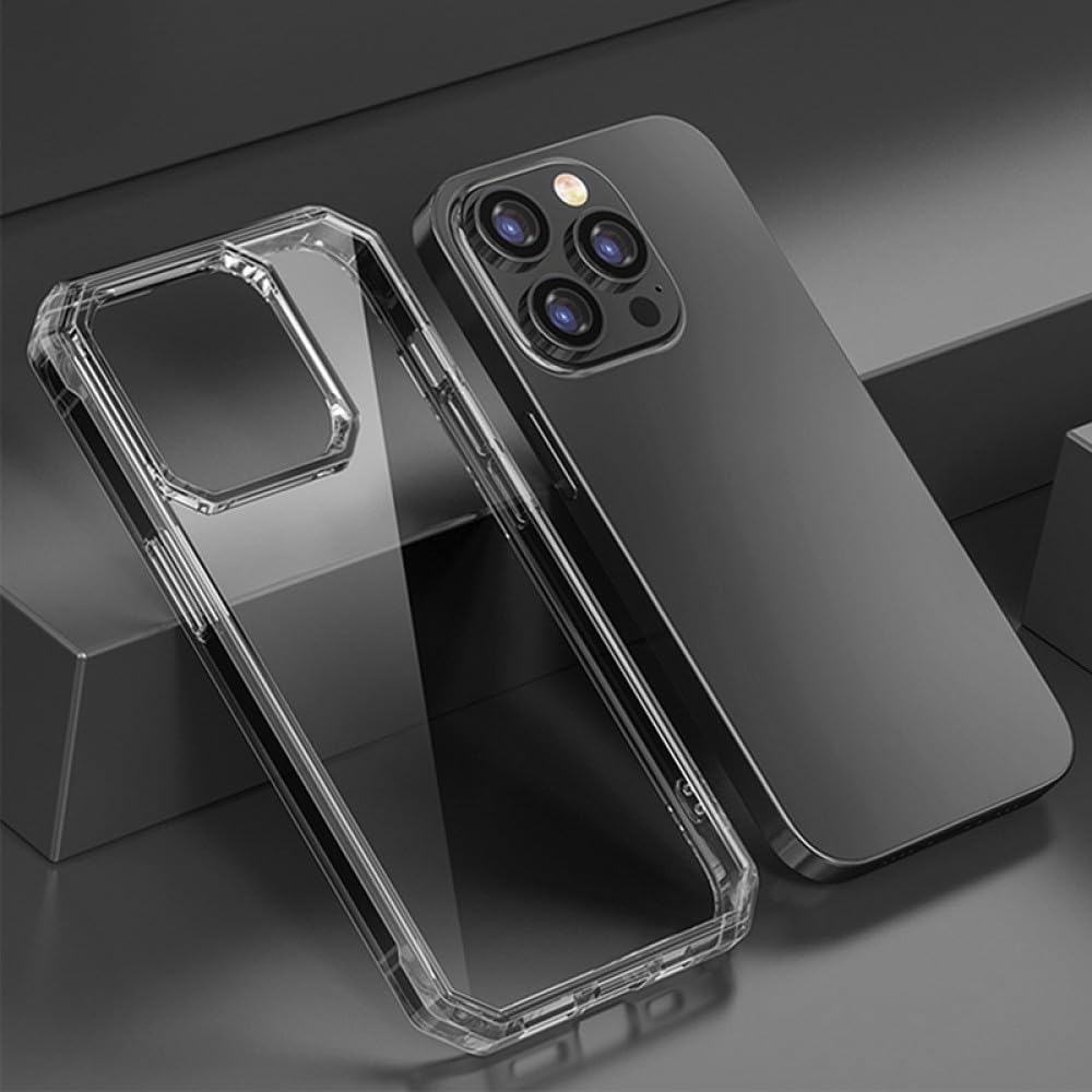 Coque iPhone 13 Pro antichoc transparente rigide gris - Housse protection téléphone