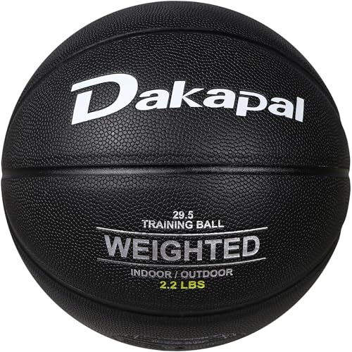 Dakapal Weighted Heavy Training Basketball Size 7 29.5" 2.2LBS Black