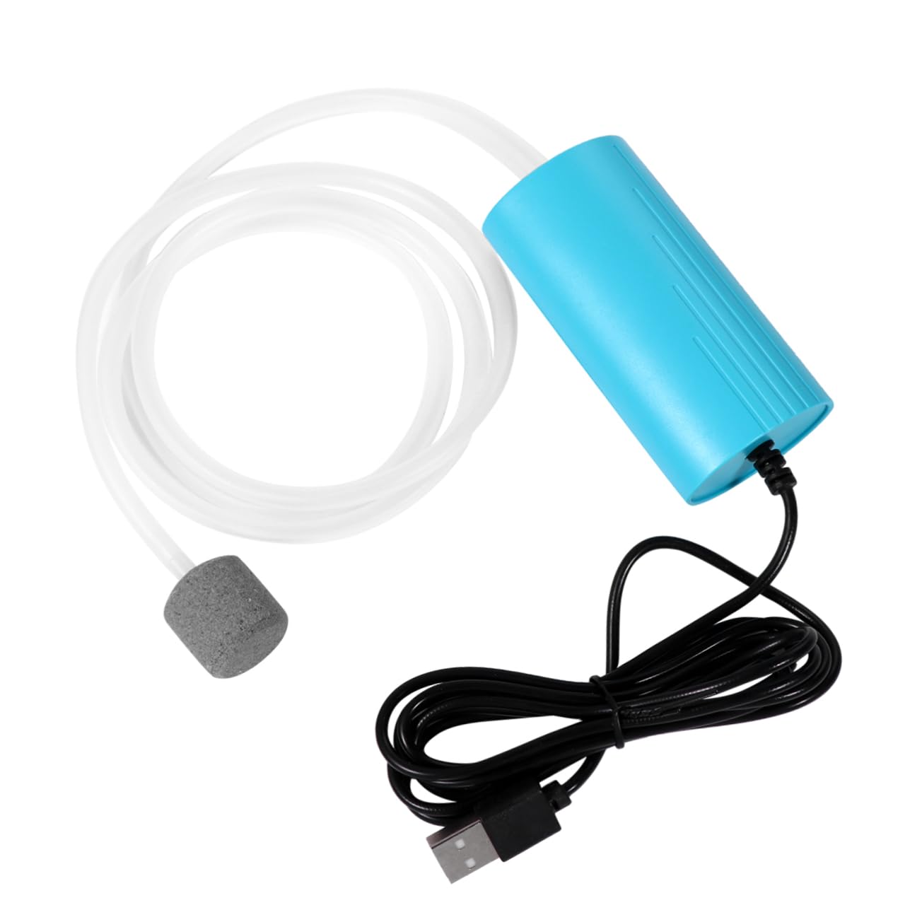 BESPORTBLE 3piezas Bomba De Aire USB Silenciosa para Acuarios Oxigenador Portátil para Peceras para Entornos Tranquilos y Uso Prolongado