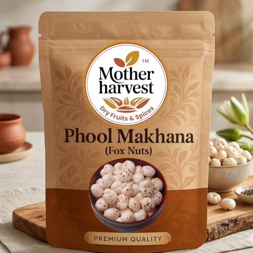 Image of Mother harvest Prasadam Makhana Phool Makhana | Foxnuts, Lotus Puffs | Crunchy Makhana | Healthy Snacking & Fasting - 200gm