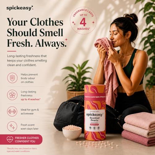 Image of Fabric Deodorizer & Laundry Scent Beads | Fragrance Booster for Washing Machine | Long-Lasting Freshness | 250g | Top Load Front Load | Scented Pearls | Gentle Embrace