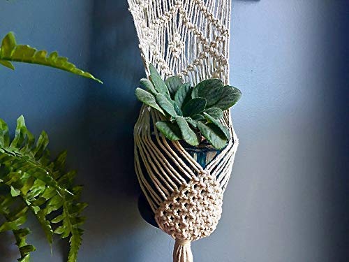 Miniatura 5 de WILD COTTON Macrame Plant Hanger Indoor Hanging Planter - Macrame Plant Holder - Macrame Plant Hanging - Macrame Plant Hangers Large - Driftwood
