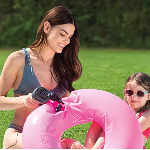 Intex 230 Volt Quick-Fill Ac/Dc Electric Pump, 66634, Schwarz