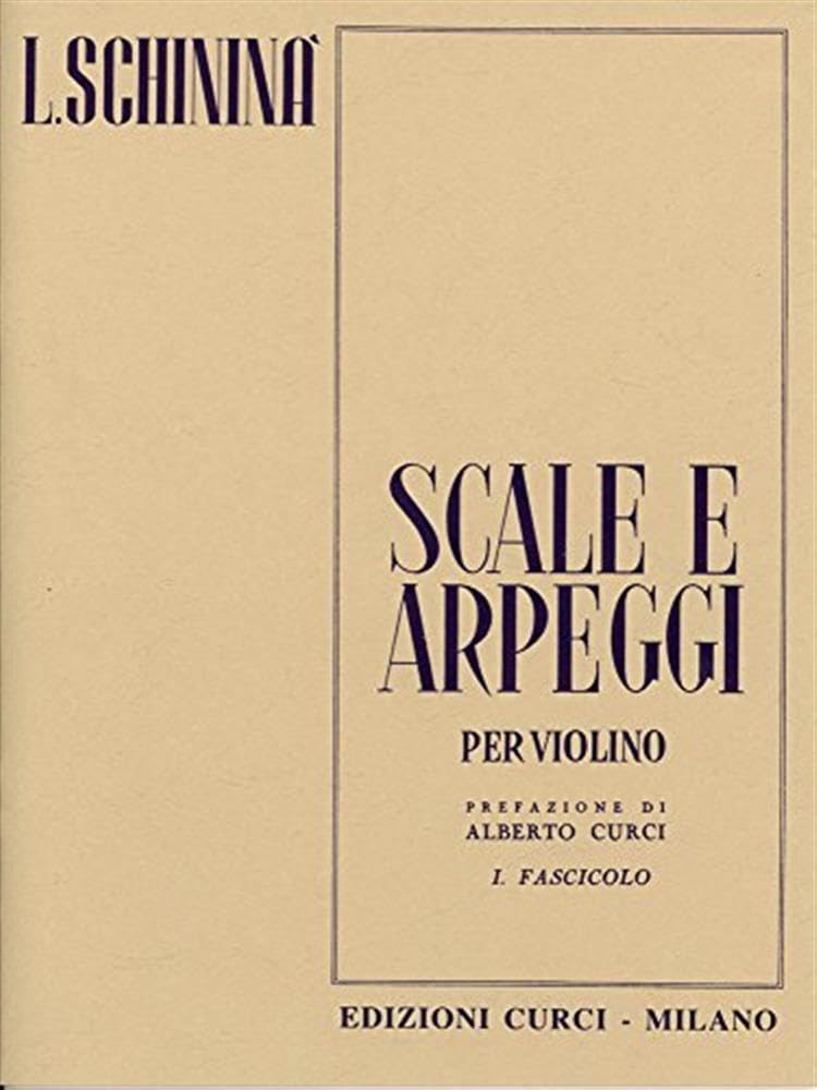 Scale E Arpeggi Vol. 1 - Violin - Book